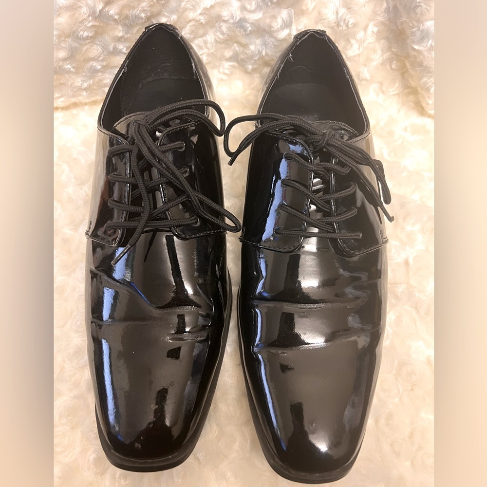 Men’s Black Patent Leather Stacy Adams Shoes
